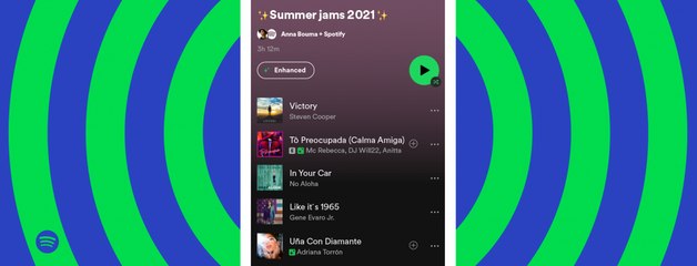 Spotify Ampliar Listas de Reproducción