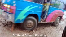 Off Road Express Dhading in Rain And Floody Road _ Nepal Danger Road In OffRoad _HD