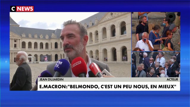 « Jean-Paul prenait le soleil pour le rendre, c'était le sourire de la France » : Jean Dujardin rend hommage à Belmondo