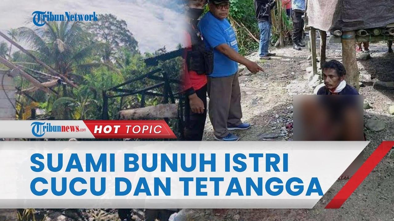 Tampang Pelaku yang Bantai dan Bakar 1 Keluarganya di Sulteng, Diduga akibat Cekcok dengan Istri