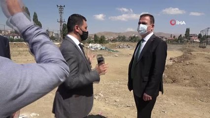 Vali Akbıyık, devam eden yatırımları yerinde inceledi