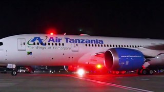 09.Air Tanzania Boeing 787 Dreamliner 5H-Tcg At Mumbai Airport Trim-1
