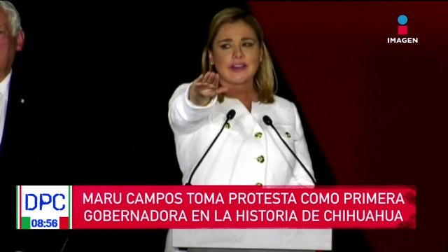 Maru Campos, primera gobernadora en la historia de Chihuahua