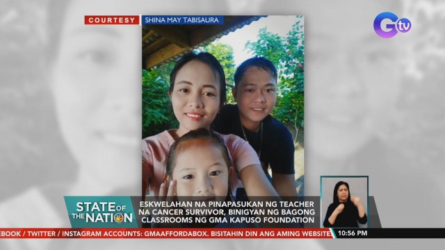 Eskwelahan na pinapasukan ng teacher na cancer survivor, binigyan ng bagong classrooms ng GMA Kapuso Foundation | SONA