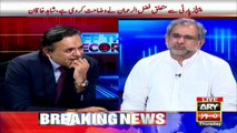 Bilawal Bhutto used to say that you (PML-N) are hypocrites. Are you a government facilitator? Kashif Abbasi's question to Shahid Khaqan Abbasi