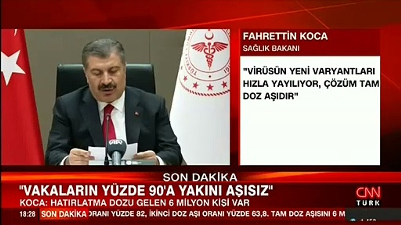 Son dakika... Sağlık Bakanı Koca müjdeyi verdi! Yerli aşıda önemli gelişme