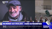 Les temps forts de l'hommage à Jean-Paul Belmondo aux Invalides