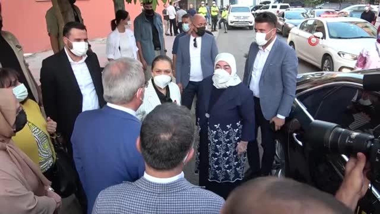 Binali Yıldırım'ın eşi Semiha Yıldırım, evlat nöbetindeki aileleri yalnız bırakmadı