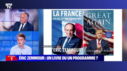 Story 1 : Le livre d'Éric Zemmour, un programme ? - 07/09