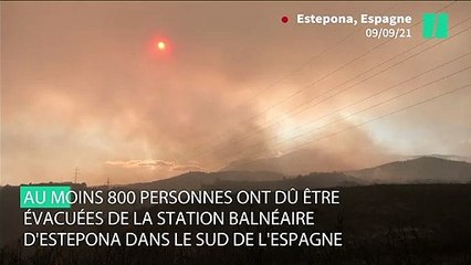 Une station balnéaire évacuée à cause de feux de forêt
