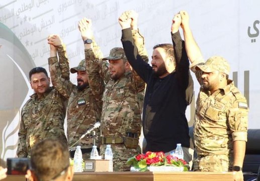 Suriye'nin kuzeyinde SMO çatısı altındaki 5 askeri grup Suriye Kurtuluş Cephesi adıyla birleşti