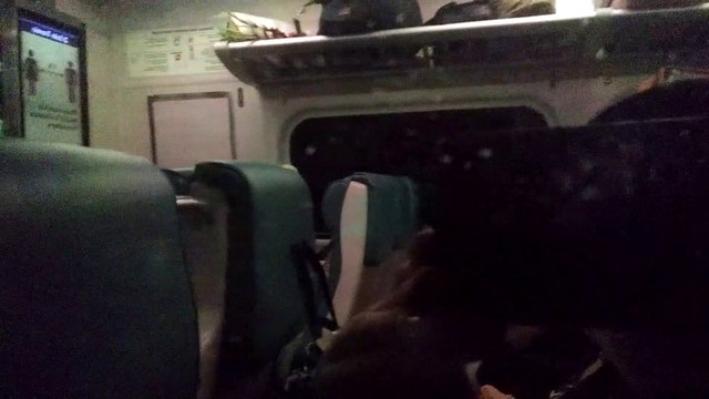 Metro North Train coming out of Grand Central Terminal