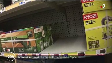 Grandes surfaces : une pénurie de matière première menace les magasins