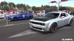 888HP Dodge Challenger SRT Hellcat XR Widebody vs Chevrolet Camaro ZL1