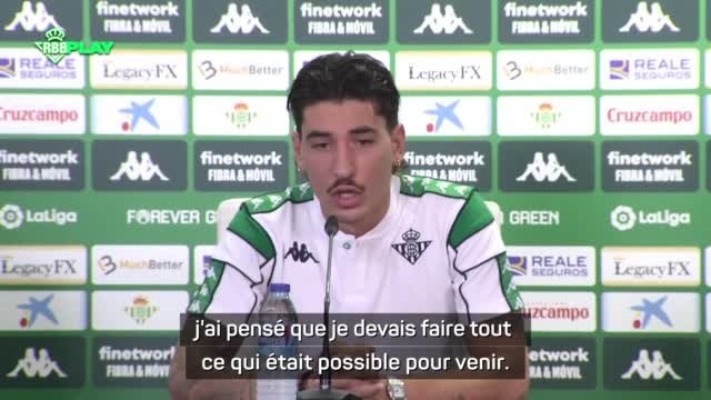 Real Betis - Bellerin : Venir ici était la solution