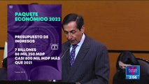 Hacienda entrega Paquete Económico 2022 al Congreso