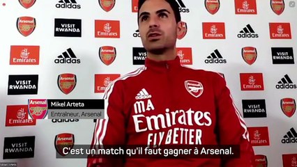 4e j. - Arteta : "Arsenal doit gagner"
