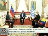 Presidente Nicolás Maduro sostuvo reunión con autoridades de la Coordinación Humanitaria de la ONU