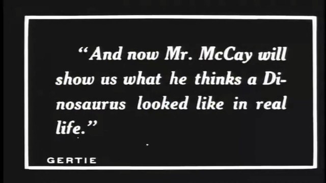 Gertie El Dinosaurio 1914 -Cine Mudo-