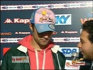 2008_03_01 Roma-Parma 4-0 Intervista a VUCINIC