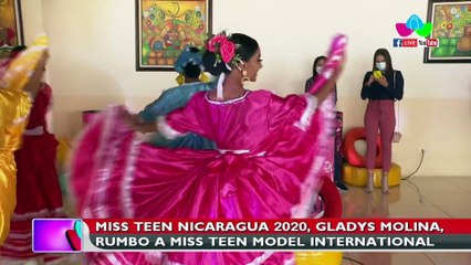 Gladys Molina, Miss Teen Nicaragua 2020 rumbo a Miss Teen Model Internacional en Perú