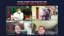 House committee hearing for Comelec's 2022 budget
