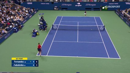 Intensité folle, rallyes interminables : Fernandez a dompté Sabalenka en patronne