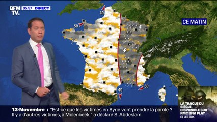 La France est coupée en deux ce vendredi, avec des risques d'orages dans l'Est