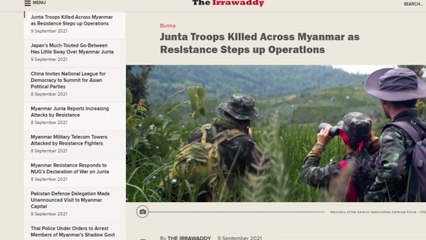 임시정부 '전쟁 선포' 후 미얀마군 사상 잇따라 / YTN