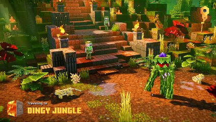 Minecraft Dungeons - Gameplay Walkthrough Part 8 - Dingy Jungle (PS4)