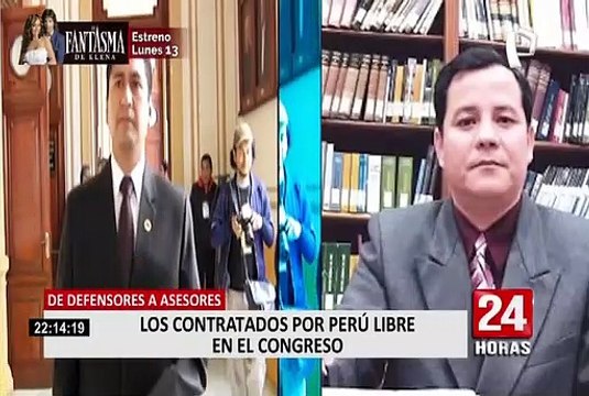Abogados de Bermejo, Cerrón y Perú Libre son asesores en el Congreso