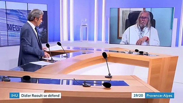 Regardez la colère du Professeur Didier Raoult qui quitte l'antenne en direct sur France 3 : Si vous avez une question intelligente je veux bien y répondre. Vos cancanages, ça ne m'intéresse pas