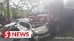 Tarmac-laden lorry rams into seven vehicles in Sungai Buloh