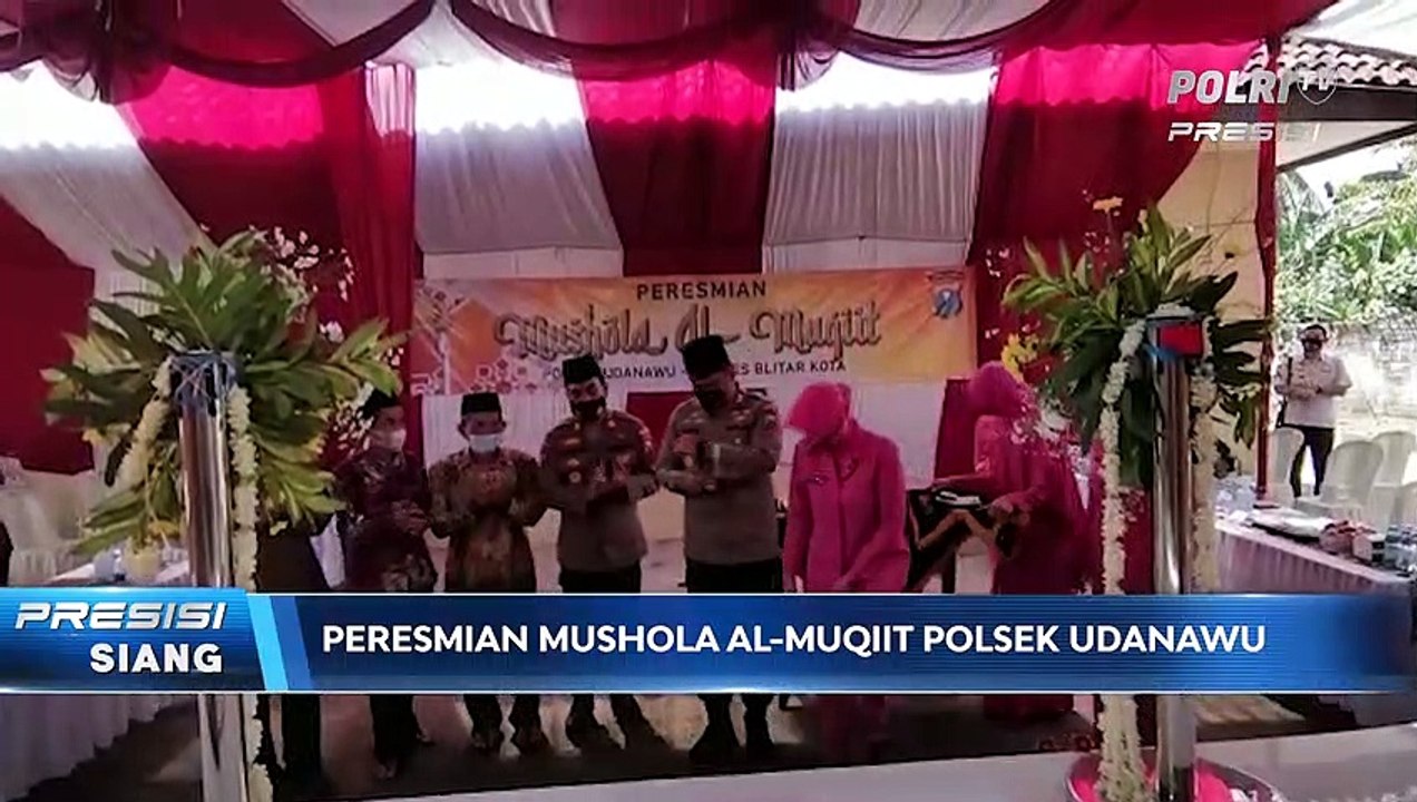 Kapolres Blitar Kota Resmikan Musholla Al-Muqiit Polsek Udanawu