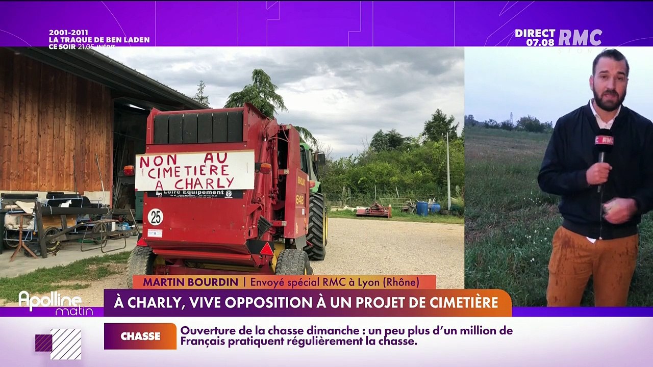 RMC chez vous : A Charly, vive opposition à un projet de cimetière - 10/09