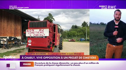 RMC chez vous : A Charly, vive opposition à un projet de cimetière - 10/09