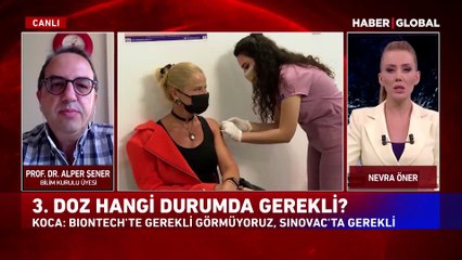 Bilim Kurulu Üyesi Prof. Dr. Alper Şener: Aşılarda bir güncelleme gerekebilir