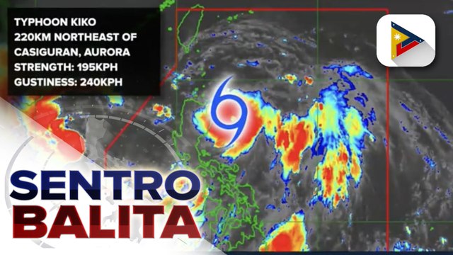 PTV INFO WEATHER: Bagyong #KikoPH, bahagyang lumakas habang patuloy na lumalapit sa northern Luzon; ilang lugar, nasa signal no. 3 na