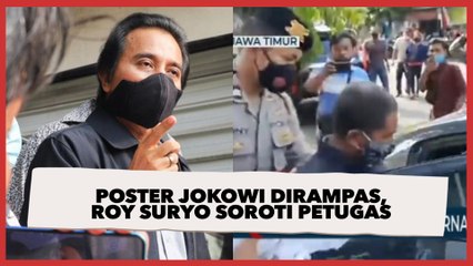 Soal Poster Jokowi Dirampas Petugas, Roy Suryo Soroti Pernyataan Polisi: Sungguh Konyol