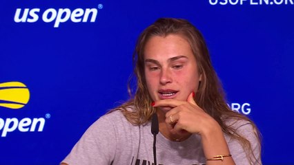 US Open 2021 - Aryna Sabalenka : "this is life. If you're not using your opportunities, someone else will use it. This is what happened"