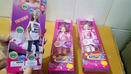 Unboxing and Review of Cute barbie dolls for girls gift and play