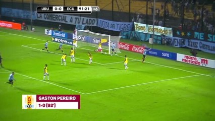 Uruguay bag stoppage time winner to leapfrog Ecuador