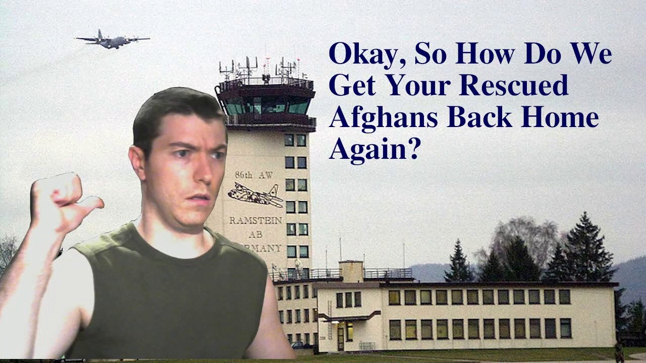 US Airbase Ramstein (Germany) Turned Into A Refugee Camp
