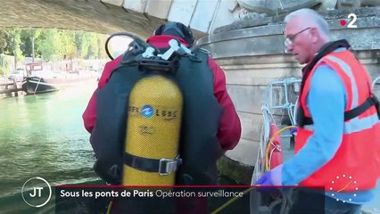 Lancement d'une opération d'inspection pour vérifier l'état des ponts de Paris
