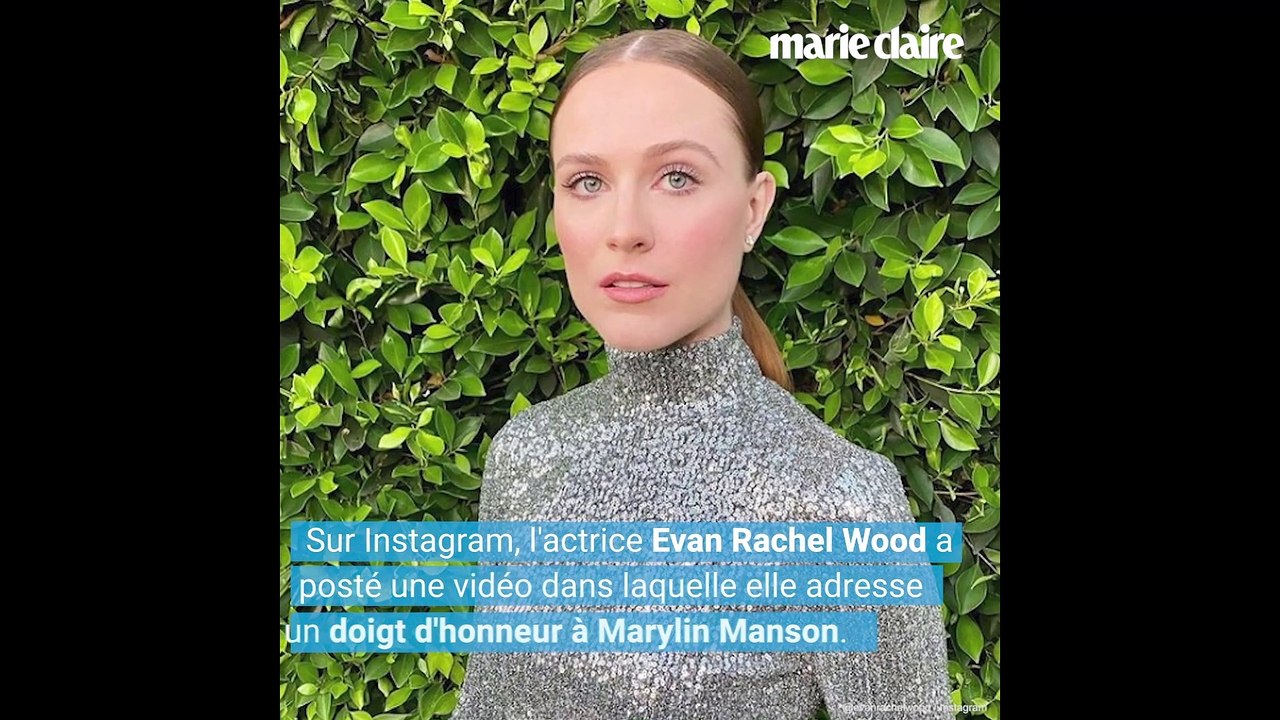 Evan Rachel Wood épingle Marilyn Manson en chanson