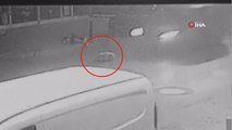Beykoz’da yerde yatan köpeği ezip kaçan sürücü kamerada