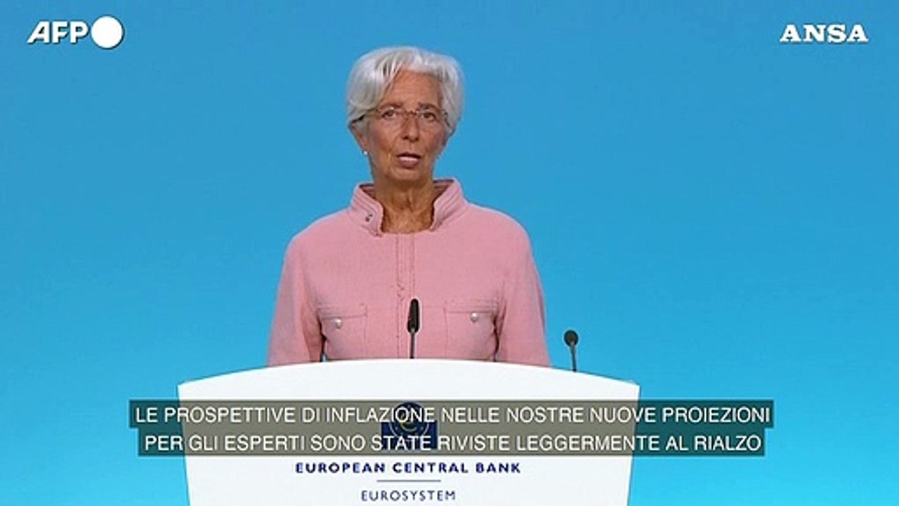 La Bce rivede al rialzo le stime dell'inflazione: +2,2% nel 2021