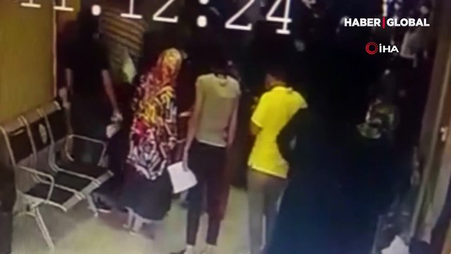 Hastanede dehşet... Kadın hasta hemşireyi bu hale getirdi! Saldırı anı saniye saniye kameraya yansıdı