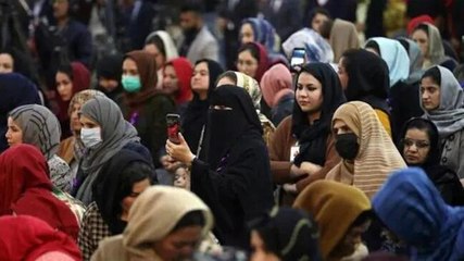 Watch: Woman can't be a minister, they should give birth, says Taliban spokesperson