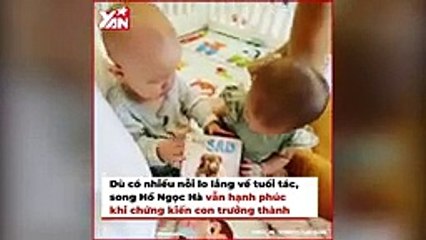 Hà Hồ than thở khi Leon và Lisa lớn nhanh: Mẹ bỉm ngày càng già, tóc ít và bạc hơn vì chăm con